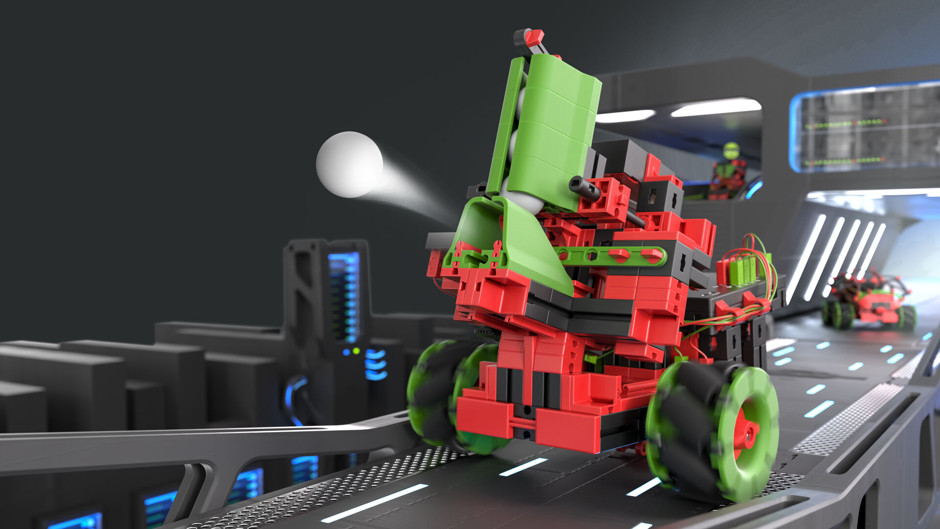 Building and playing fun with the construction toys from